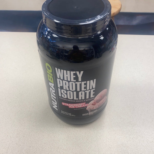 Nutra Bio Whey Isolate Strawberry