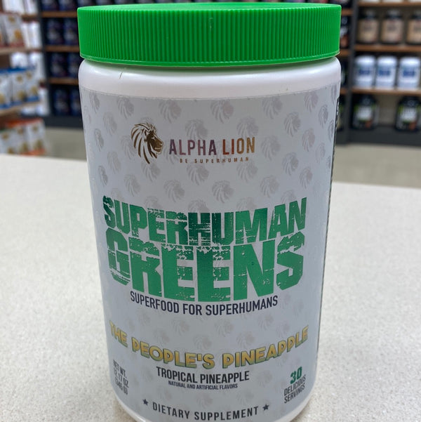 Alpha Lion SuperHuman Greens The Peoples Pineapple 30 Serving’s