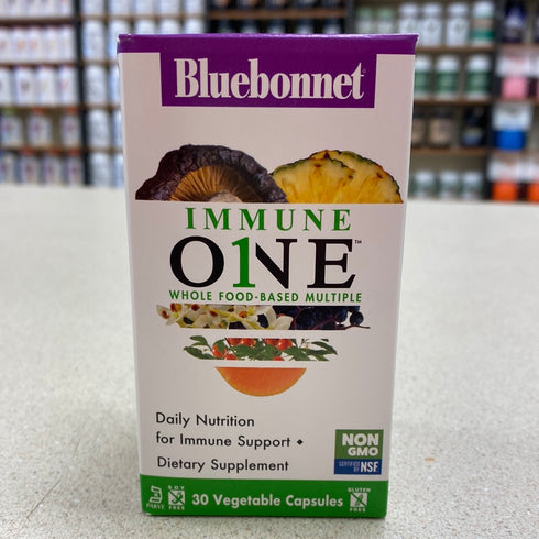 Bluebonnet Immune One Whole Food-Based 30 Vegetable Capsules