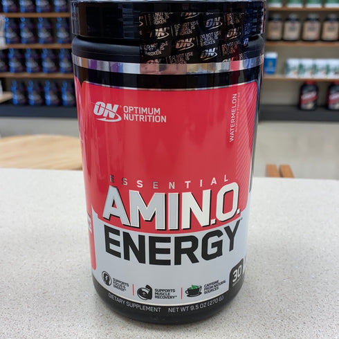 Optimum Nutrition Amino Energy - Pre Workout with Green Tea, BCAA, Amino Acids, Keto Friendly, Green Coffee Extract, Energy Powder - Watermelon, 30 Servings