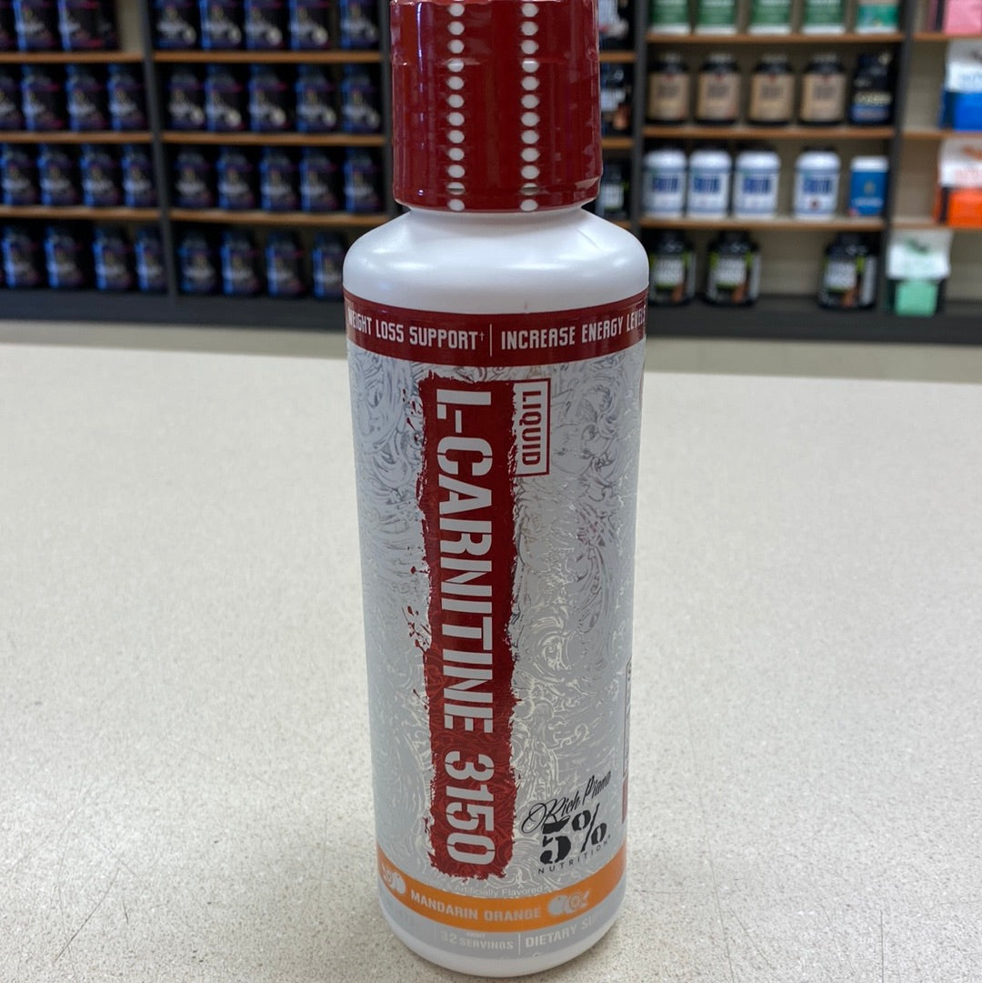 5% Nutrition Liquid L-Carnitine 3150 Mandarin Orange 32 Servings  Semper  Fi Nutrition