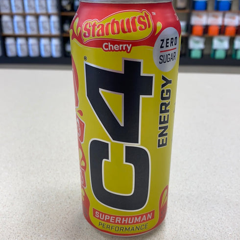 C4 Starburst Cherry 16oz zero sugar