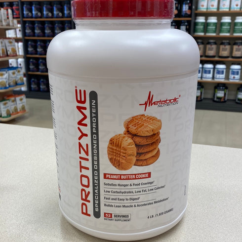 Metabolic Nutrition Protizyme Peanut Butter Cookie 4lb 52 Serving’s