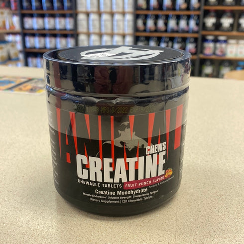 Animal Creatine Chews Fruit Punch 120 Tablets