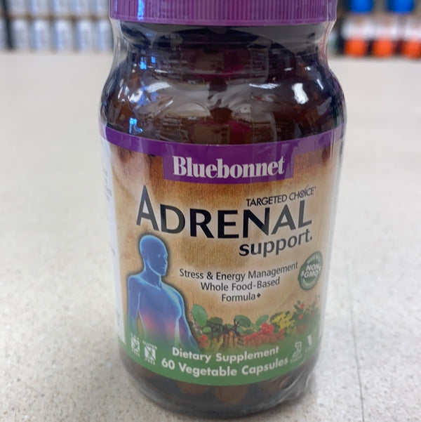 Bluebonnet Targeted Choice Adrenal Support 60 Vegetable Capsules