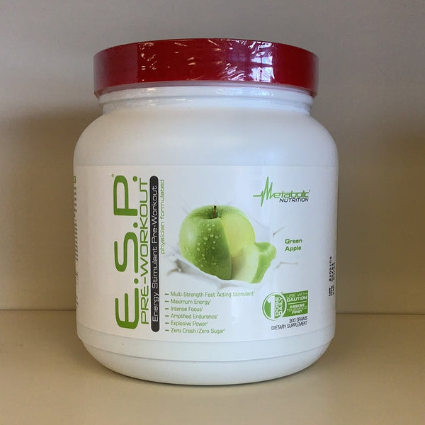 Metabolic Nutrition E.S.P. Energy Stimulant Pre-Workout Green Apple