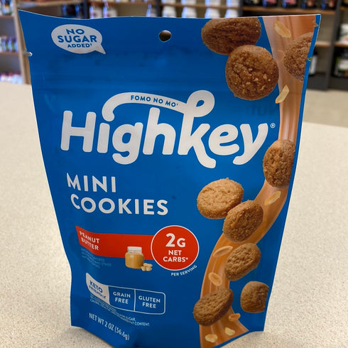 High Key Mini Cookies Peanut Butter 2 net carbs