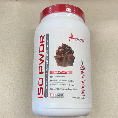 Metabolic Nutrition ISO Pwdr Chocolate Cupcake 1.52lbs 23 Servings