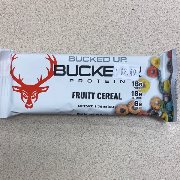 Bucked Up Protein Bars Fruity Cereal