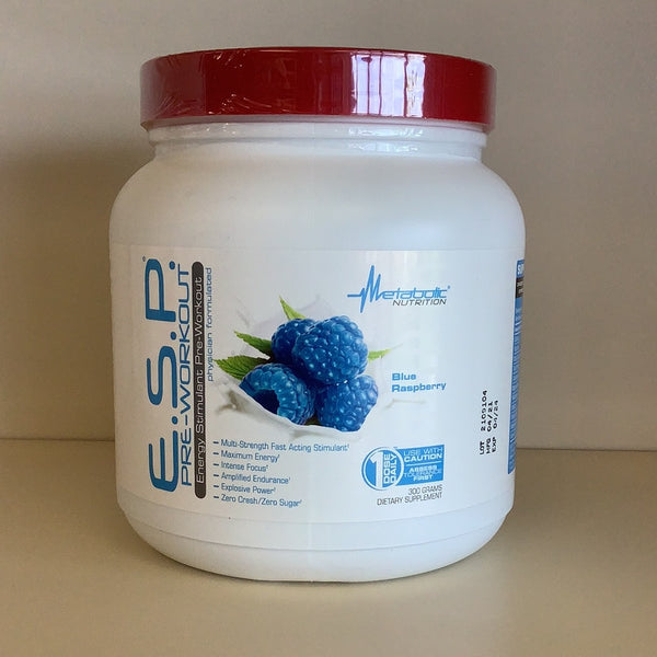 Metabolic Nutrition E.S.P. Energy Stimulant Pre-Workout Blue Raspberry