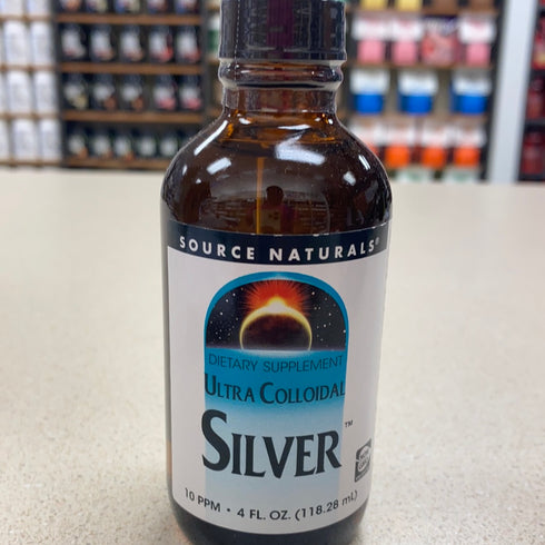 Source Naturals Ultra Colloidal Silver Liquid Supplement for Immune System 4oz
