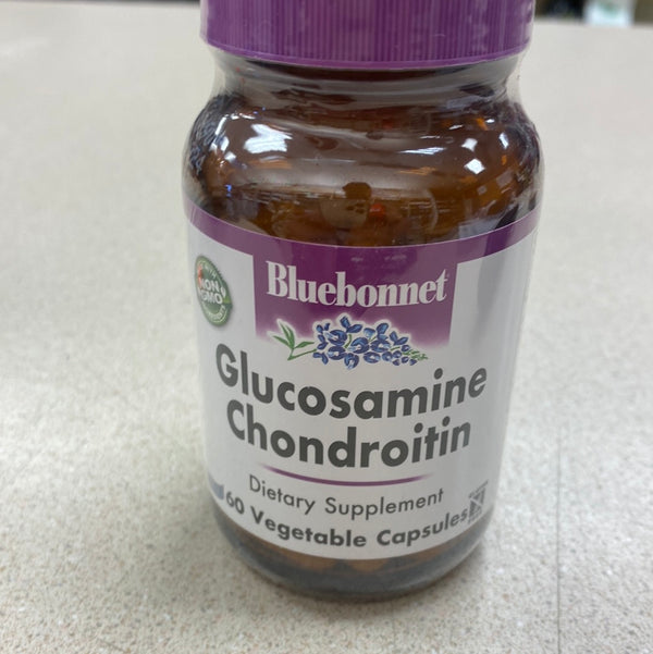 Bluebonnet Glucosamine Chondroitin 60 Vegetable Capsules