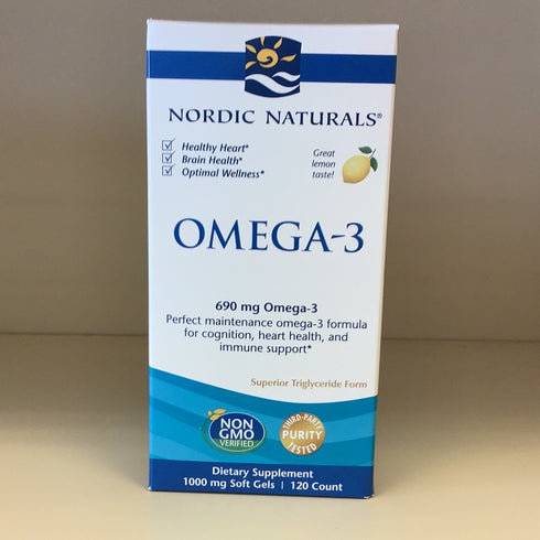 Nordic Naturals Omega-3 120 Soft Gels