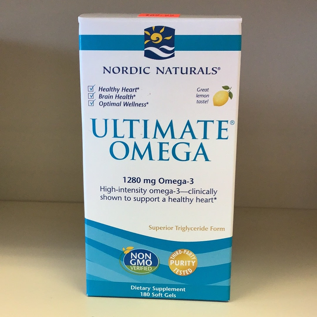 Nordic Naturals Ultimate Omega Supplement - 180 soft gels