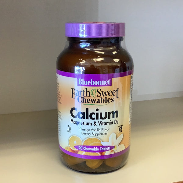 Bluebonnet Nutrition Chewables Calcium Magnesium & Vitamin D3 Orange Vanilla