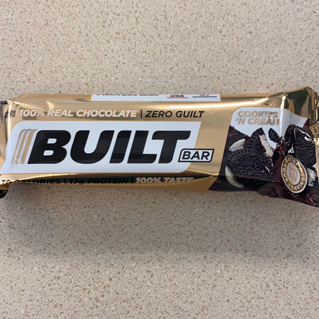 Online Built Bar Cookies & Cream Gluten Free | Nutrition Store – Semper ...