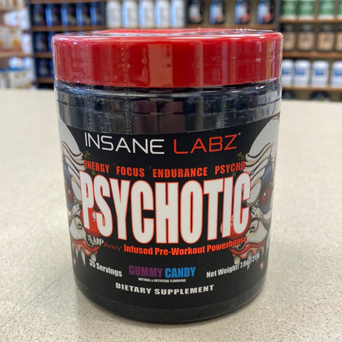 Insane Labz Psychotic Infused Pre-Workout Gummy Candy