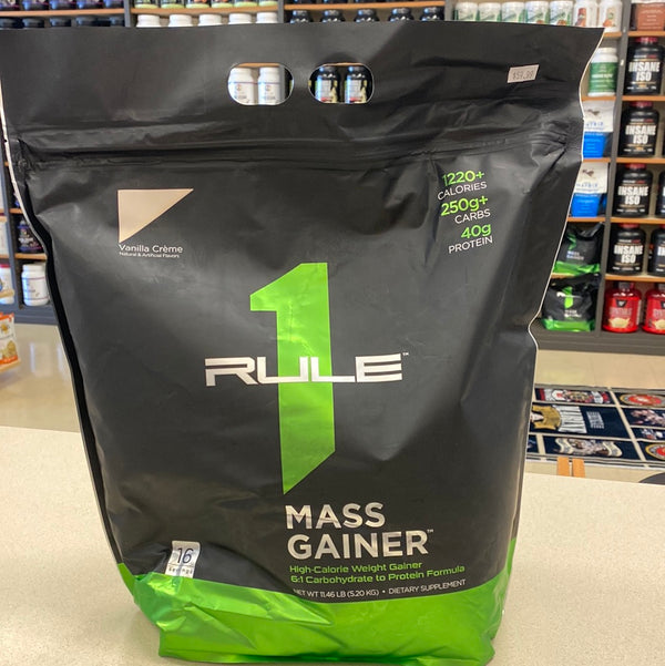 Rule1 Mass Gainer Vanilla Crème 11.46lbs