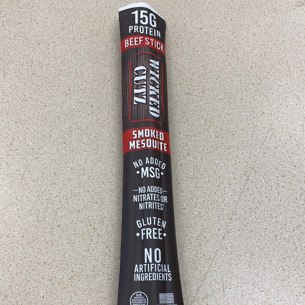 Wicked Cutz Smoked Mesquite Beef Stick single serving