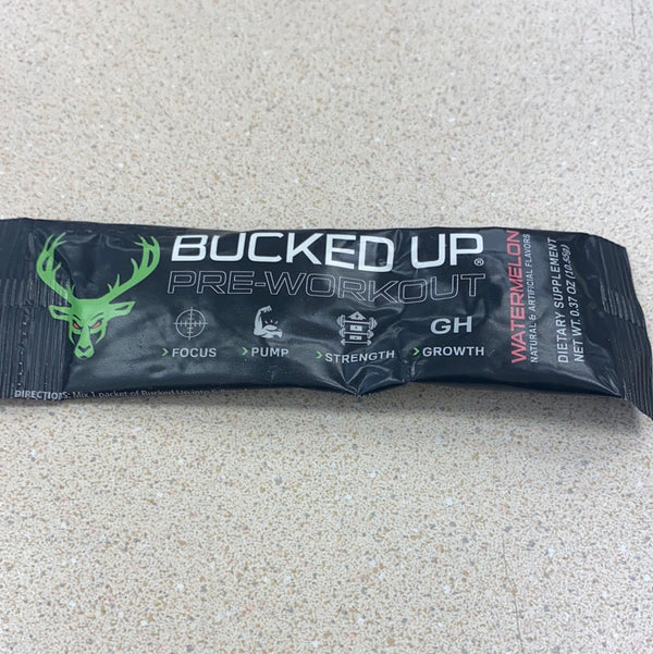 Bucked Up Preworkout Single Pack Watermelon
