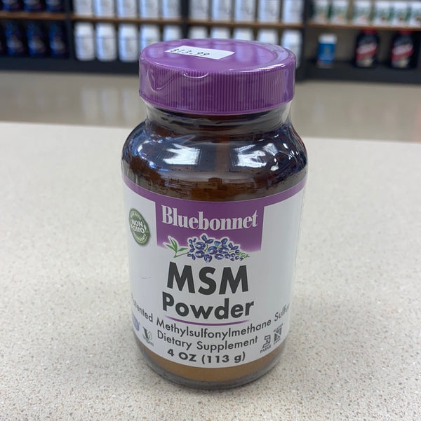 Bluebonnet Nutrition MSM Powder, 4 Ounce