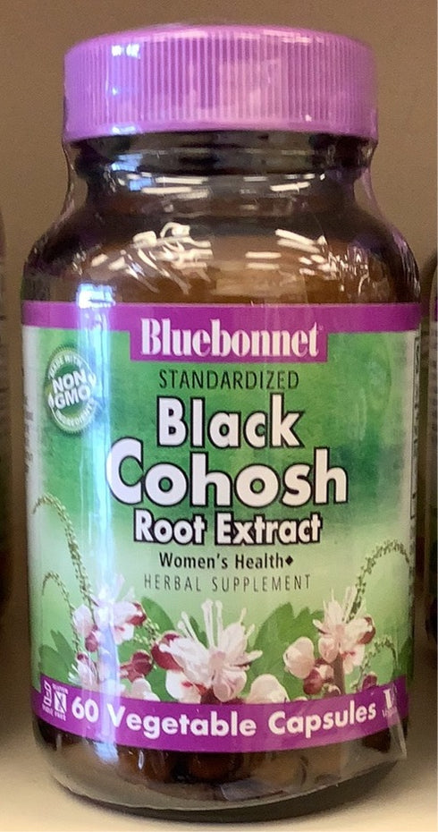 Bluebonnet Black Cohash Root Extract - 60 Caps