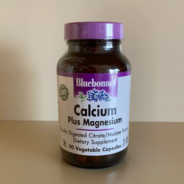 Bluebonnet Calcium Plus Magnesium - 90 Caps