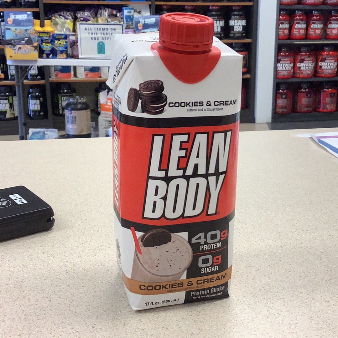 Lean Box Cookies Lean body cookies and cream – Semper Fi Nutrition