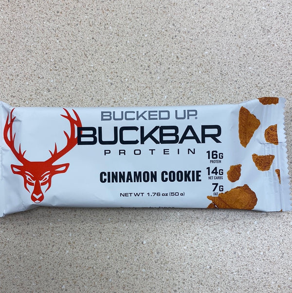 Bucked Up Protein Bars Cinnamon Cookie