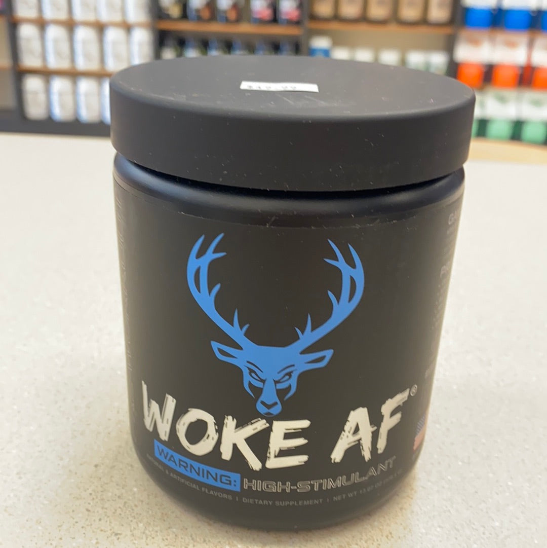 Woke AF High-Stimulant Preworkout: Blue Raz Boost and Focus Semper Fi Nutrition Woke AF High-Stimulant Preworkout: Blue Raz Boost and Focus Semper Fi Nutrition
