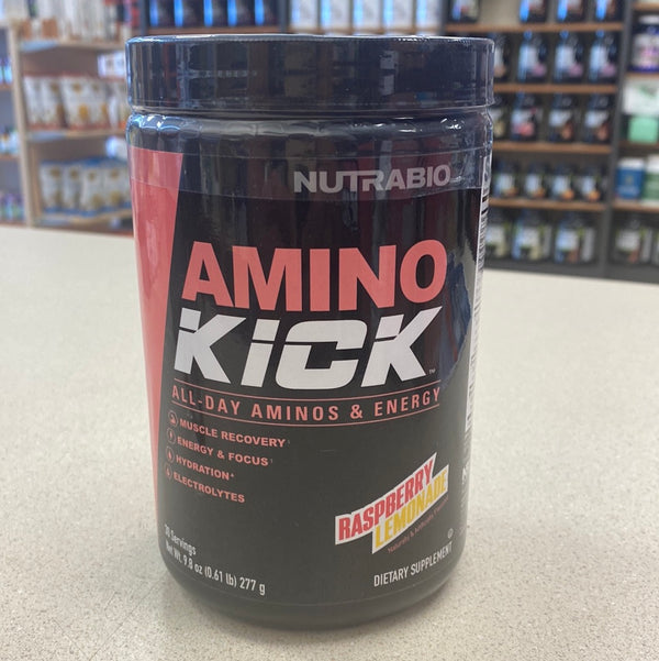 NutraBio Amino Kick Raspberry Lemonade 30 Serving’s