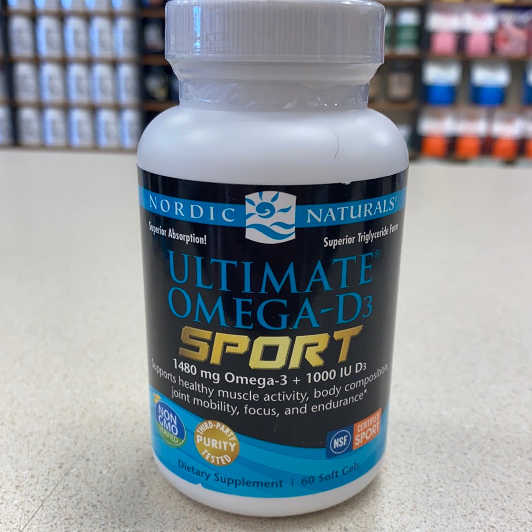 Buy Nordic Naturals Ultimate Omega D3 Sport Supplements Store