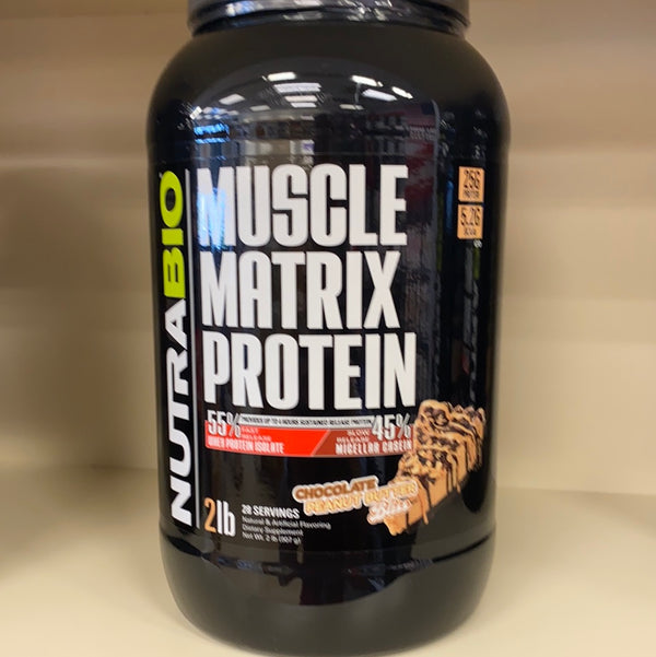 Nutrabio 2lb Muscle Matrix Protein Chocolate Peanut Butter