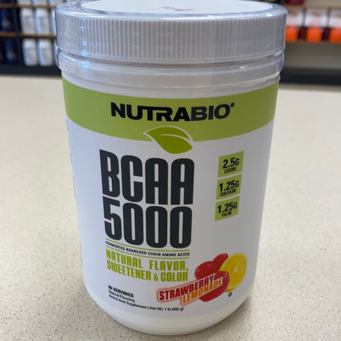 Nutrabio BCAA 5000 Strawberry Lemonade 60 Servings