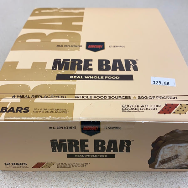 Redcon1 MRE BAR 12 bars Chocolate Chip Cookie Dough