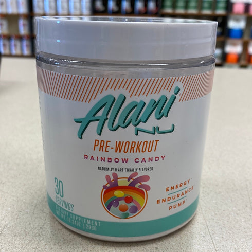 Alani Nu Pre-Workout Powder Rainbow Candy 30 Servings