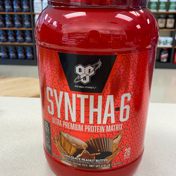 BSN SYNTHA-6 Whey Protein Powder, Micellar Casein, Milk Protein Isolate Powder, Chocolate Peanut Butter, 28 Servings (Packaging May Vary.)