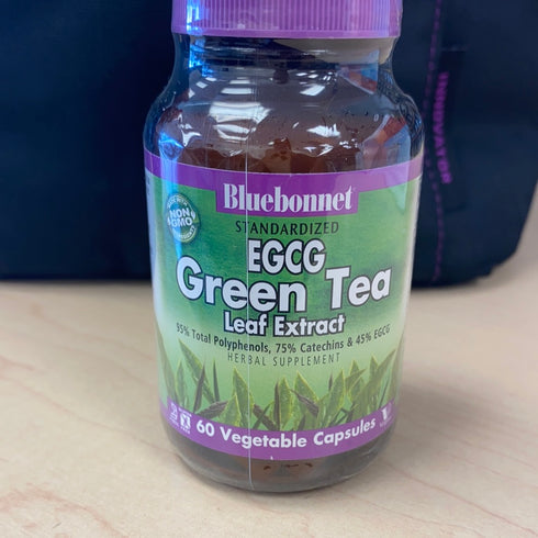 BlueBonnet EGCG Green Tea Leaf Extract Supplement, 60 Count