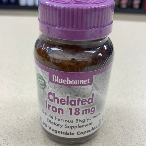 BLUEBONNET Nutrition Albion® CHELATED Iron 18 mg