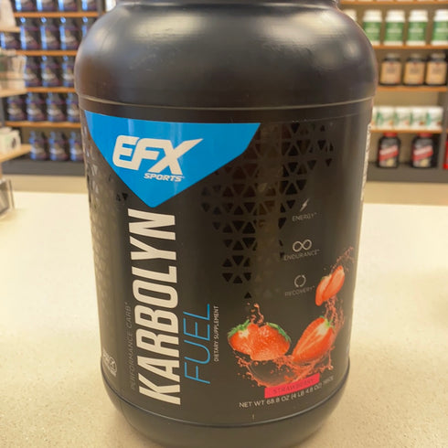 EFX Sports Karbolyn Fuel | Pre, Intra, Post Workout Carbohydrate Supplement Powder | Carb Load, Energize, Improve & Recover Faster | Easy to Mix | Strawberry (4 LB 4.8 OZ)…