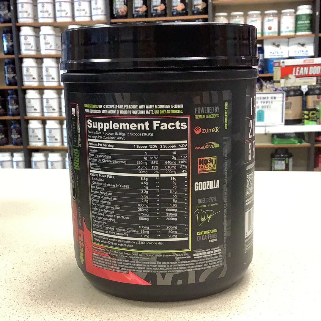 RYSE Godzilla Strawberry Kiwi – Semper Fi Nutrition