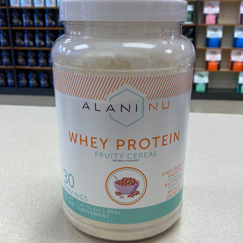 Alani Nu Whey Protein Powder, 23g of Ultra-Premium, Gluten-Free, Low Fat Blend of Fast-digesting Protein, Fruity Cereal, 30 Servings