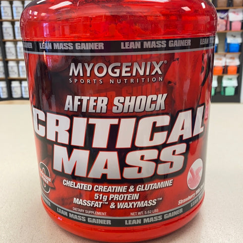 Myogenix Critical Mass Weight Gainer - Strawberry