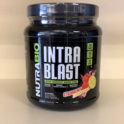 NutraBio Intra Blast - Strawberry Lemonade