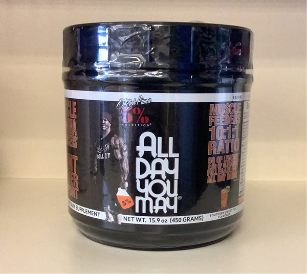 RICH PIANA 5% NUTRITION ALL DAY YOU MAY 10:1:1 BCAA Southern Sweet Tea