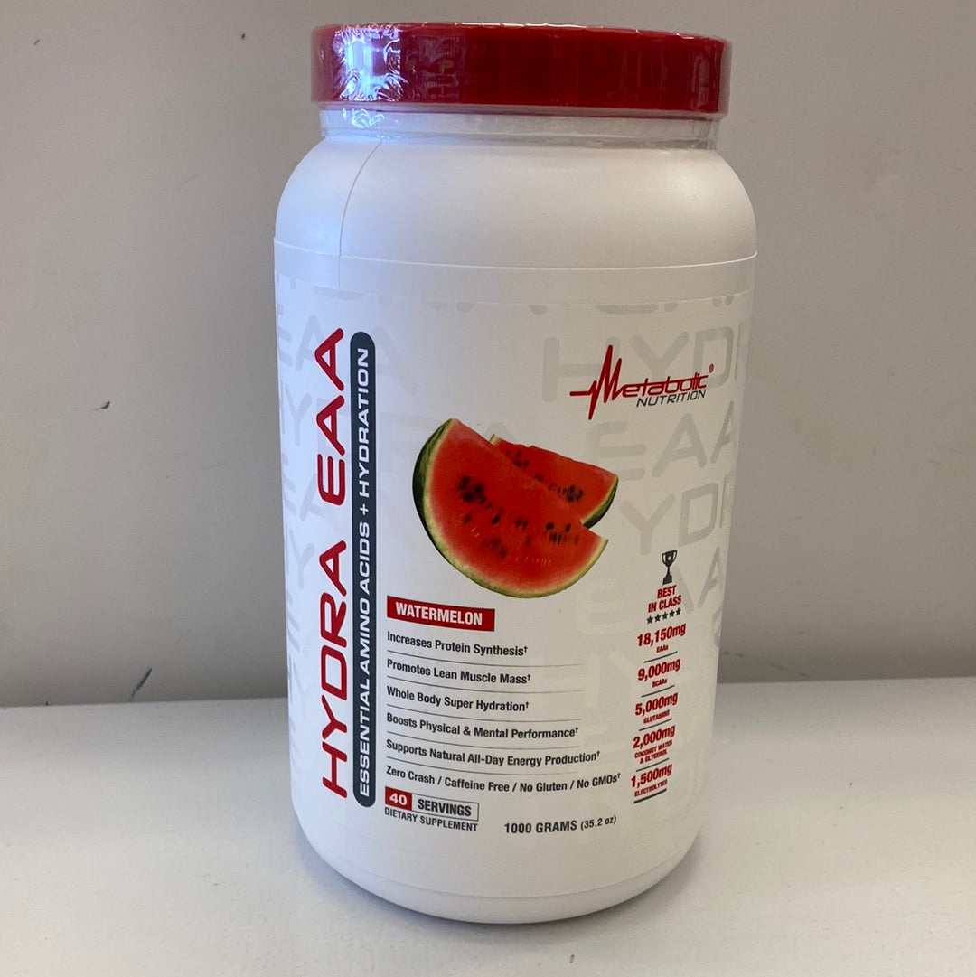 Hydra EAA Essential Amino Acids + Hydration – Metabolic Nutrition