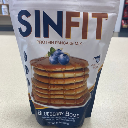 SinFit Protein Pancake Mix Blueberry Bomb