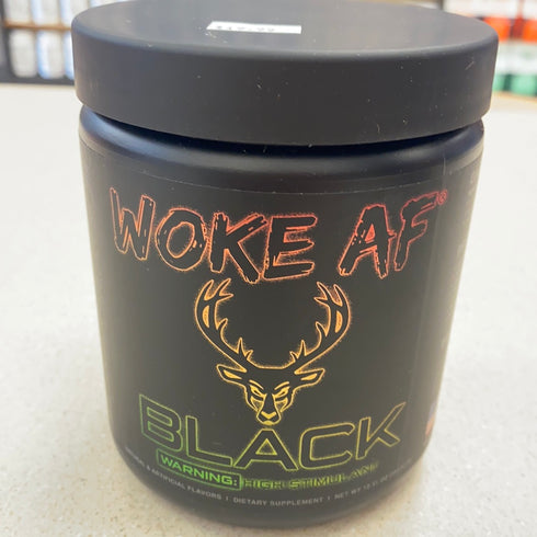 Woke AF High Stimulant Preworkout Black Series Island Fusion