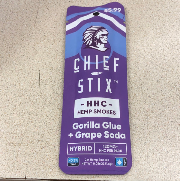 Chief Stix Gorilla Glue + Grape Soda