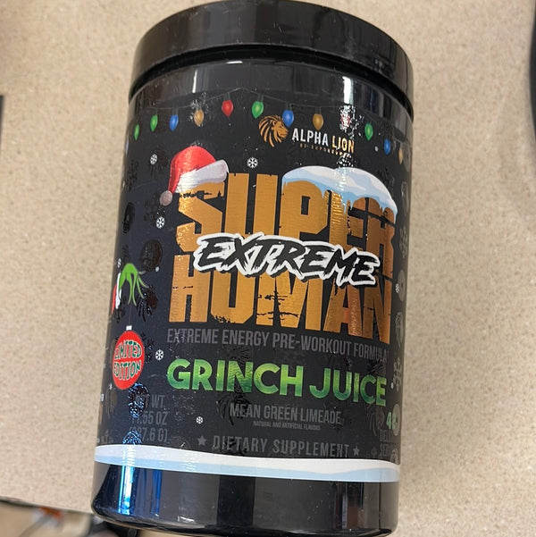 Alpha Lion Super Human Extreme 42 Servings Grinch Juice